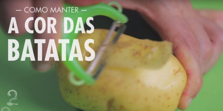 Técnica da Receita de Dica Para Não Escurecer as Batatas (Manter a Cor Natural) | Como fazer em vídeo 