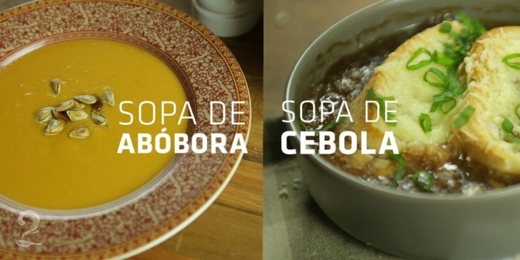Receita de 2 Sopas de Práticas e Deliciosas Para Dias Frios | Como fazer em vídeo 